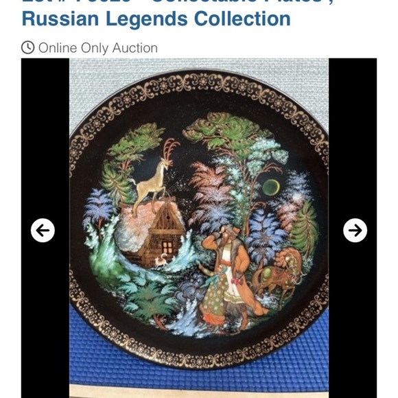 Russian Legends Collectors Plate late 1980s Immaculate Condition in Original Box - Picture 1 of 2